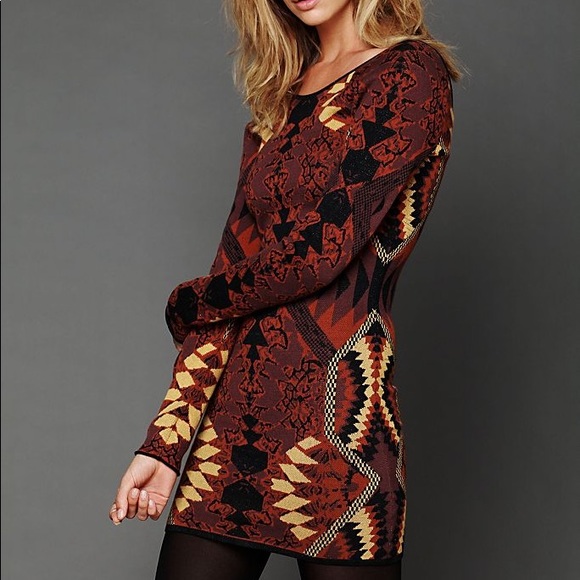 Free People Huntress of Man bodycon dress - Picture 2 of 8